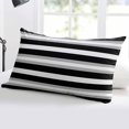 thumbnail image 5 of Minimalist Farmhouse Striped Body Pillow Cover, Pillowcase Protectors with Zipper, Breathable Decorative Throw Pillow Case Cover, Pillow Shams for Couch Sofa 24x36Inch, 5 of 7
