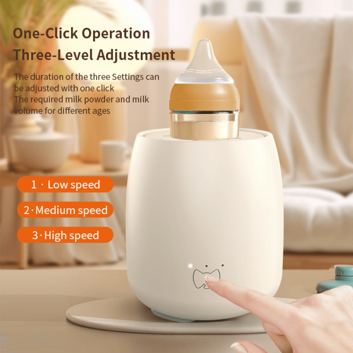 Smart Electric Milk Shake Maker Baby Infant Mixer Three Speed Adjustable Home Use Bottle Self Wholesale Mother And Baby Appliances