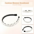 thumbnail image 4 of Unique Bargains Thick Braided Headbands Non-slip Fashion Headbands Twisted Braid Knotted Hair Hoop for Women Beige, 4 of 7
