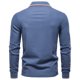 thumbnail image 3 of pstuiky camisas de manga larga para hombre, Blusa/camisa de manga larga con cuello vuelto y botones ajustados para hombre Tops casuales para hombres m, 3 of 3