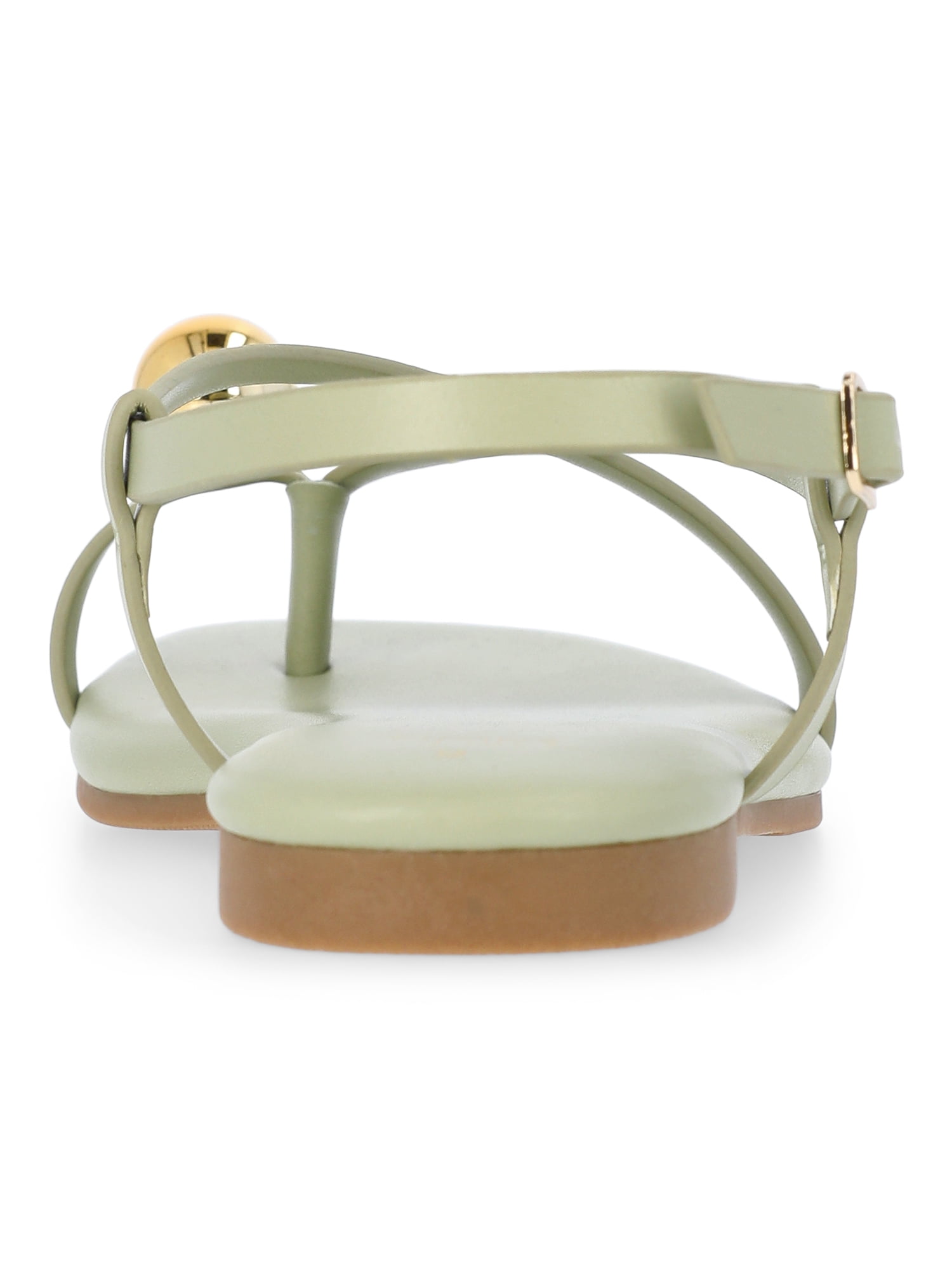 Time and Tru Women's Embellished Toe Ring Sandals