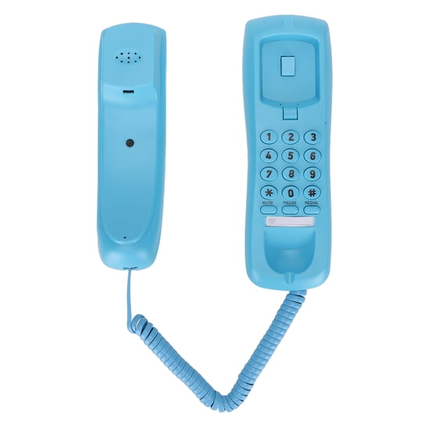 Teléfono de hotel, teléfono de oficina colgado Teléfono de oficina Teléfono fijo Diseño a prueba de futuro