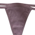 thumbnail image 3 of Womens Thong Low-Rise Seamless Sexy Underwear Threaded Cotton Panties, 3 of 8