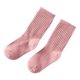 thumbnail image 3 of Calcetines para niños en tubo Algodón peinado Calcetines cómodos con patrón de rayas lisas para niños de 7 a 10 años 17 a 22 cm / 6,7 a 8,7 pulgadas Longitud del pie, 3 of 5