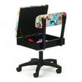 thumbnail image 4 of Arrow Adjustable Height Swivel Sewing and Craft Chair, Multiple Fabric, 4 of 5