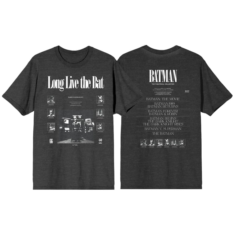 Batman 85th Mashup Long Live The Bat Crew Neck Short Sleeve