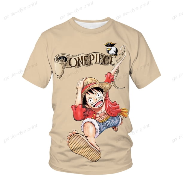 Anime una pieza película Z mono D Luffy capitán Cosplay disfraz niños camiseta verano niños Casual Top camiseta 2023 Hot130 heqiyong CONDUJO