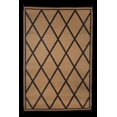 thumbnail image 2 of Faulkner Patio Mat 68900 Diamond Design; 20 Foot Length x 8 Foot Width; Black/Beige; Polypropylene; Reversible Fabric; Mold And Mildew Resistant; Without Grommets/Storage Bag; With Corner Tie-Downs, 2 of 4