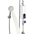 thumbnail image 1 of Mini calentador de agua eléctrico instantáneo de 5500 W, IPX4 resistente al agua con pantalla LED y cabezal de ducha, calentador de agua termostático instantáneo para baño, cocina., 1 of 5