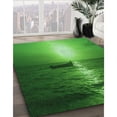 thumbnail image 2 of Ahgly Company Indoor Rectangle Patterned DarkGreen Area Rugs, 4' x 6', 2 of 6