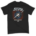 thumbnail image 5 of Ford F-100 Lightning Bolt Gear FoMoCo T-shirt Vintage Classic Pickup Truck 1953 Iconic Retro Emblem Men's Tee, 5 of 7