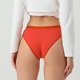 thumbnail image 2 of Calzoncillos de mujer Bragas de algodón amigables con la piel simples de moda Ropa interior de mujer de cintura baja Naranja L, 2 of 8