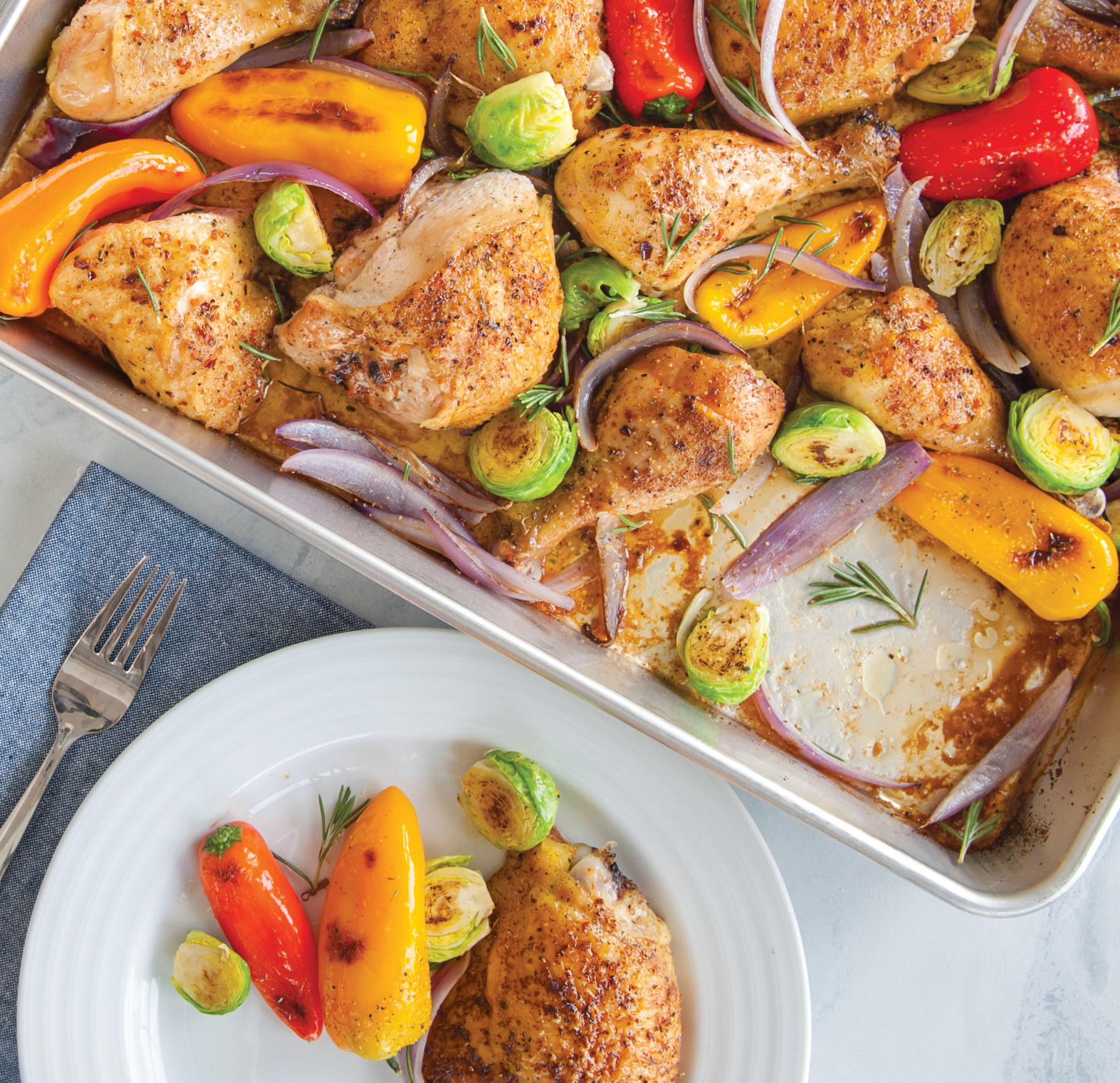 Nordic Ware Naturals Aluminum Roasting Pan with Nonstick Crisping Rack photo 7