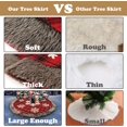 thumbnail image 5 of Bueautybox Christmas Tree Skirt, 48 Inch Large Buffalo Plaid Christmas Tree Skirt, Rustic Burlap Xmas Tree Skirt with Thick Faux Fur Snowflake, 5 of 7