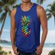 thumbnail image 2 of Casual Tops de Verano de la Moda de los Hombres sin Mangas Impreso Cuello Redondo, Camisa Ligera Y Cómoda para Diario, 2 of 5