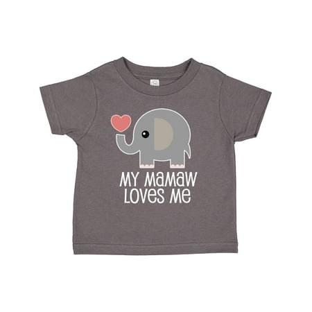 

Inktastic My Mamaw Loves Me Grandkids Gift Toddler Boy or Toddler Girl T-Shirt