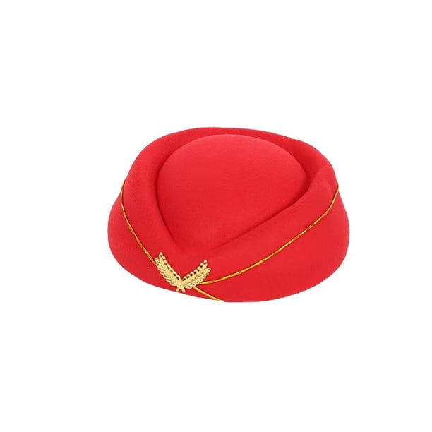 Boina retro de azafata, gorro de lana tipo pintor versátil para otoño e invierno para mujer
