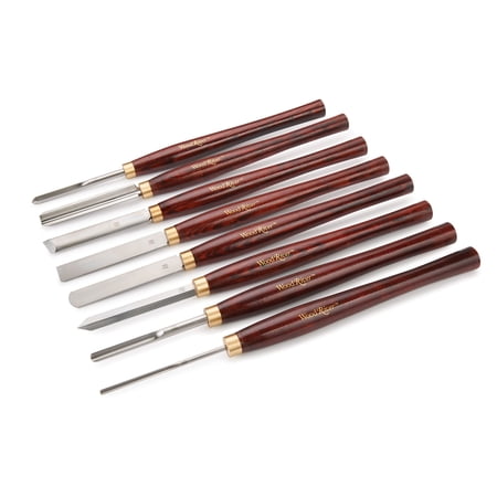 Woodriver Turner s Tool Set With Extra Long 16 Handles High Speed Steel 8-Piece