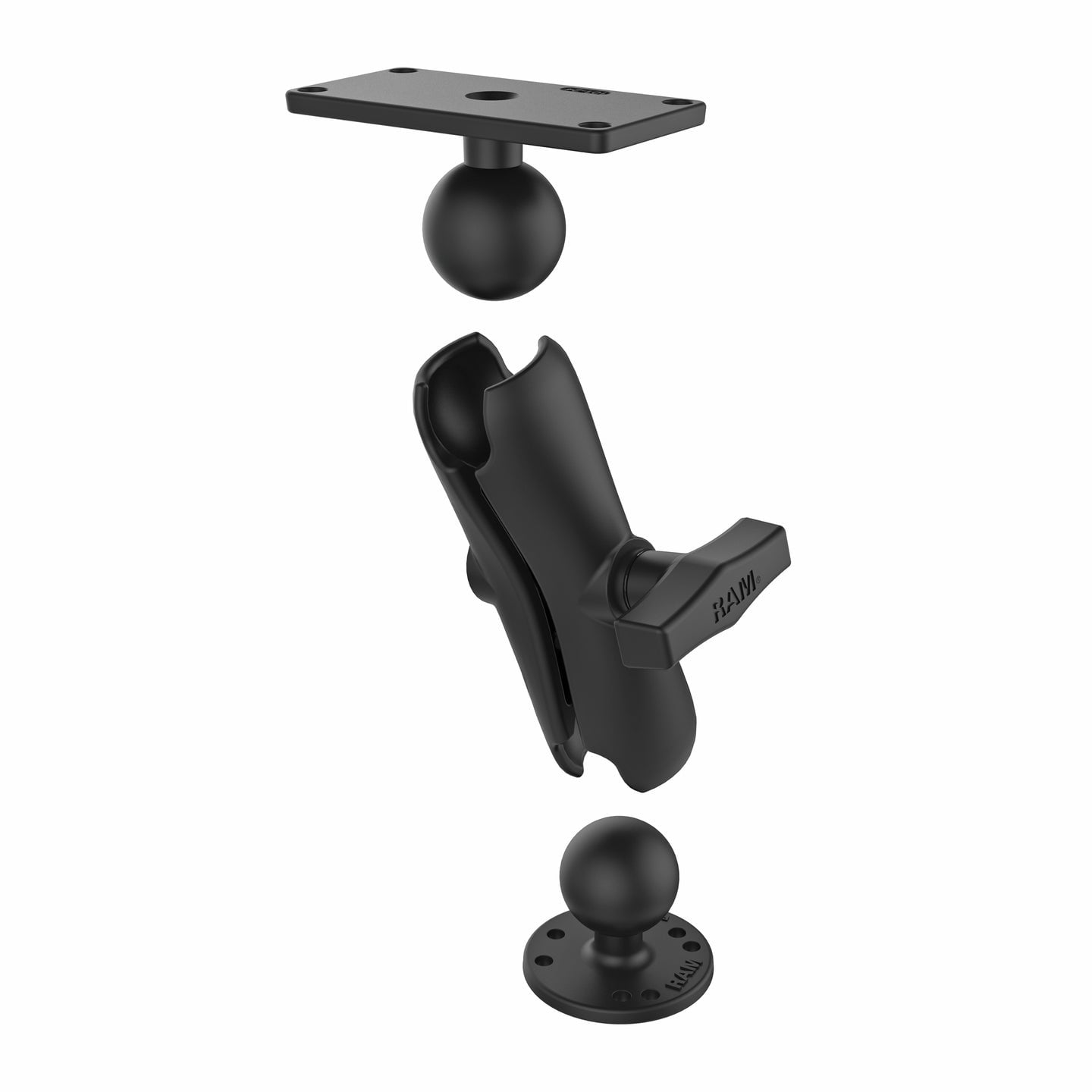 RAM Mounts Ball Mount with Round Base for Humminbird Helix 7 Models