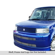 2003-2007 Scion Xb 304 Stainless Steel Polished Finish 8X6 Horizontal Billet Stainless Steel Billet Grille