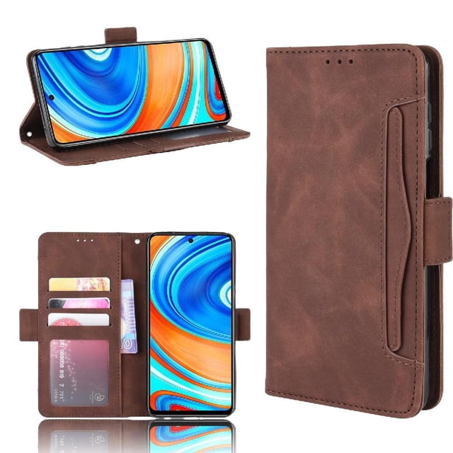 Funda Cartera Magnética para Xiaomi Redmi Note 9 PRO- Tarjetero Desmontable, Cuero PU, Soporte