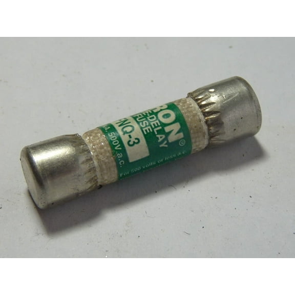 Bussmann FNQ-3, 3 Amp (3A) 500V Midget Time-Delay Class CC Fuse