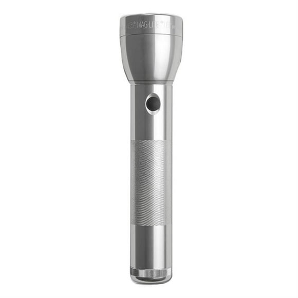 Linterna LED MagLite ML300L de 2 celdas D resistente al agua, color plateado