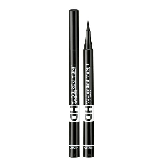 Delineador de ojos Renova Línea Perfecta HD plumón negro intenso 0.8 ml