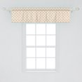 thumbnail image 2 of Ambesonne Ecru Window Valance, Pastel Tones Simplistic Stars, 54" X 12", Ecru and Champagne, 2 of 3