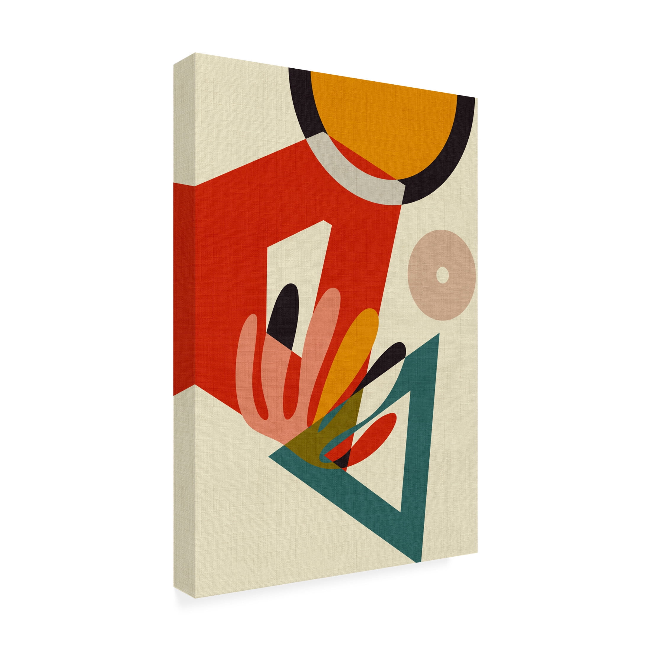 Trademark Fine Art Ana Rut Bre Mid Century Cirque 2 Canvas Wall Art