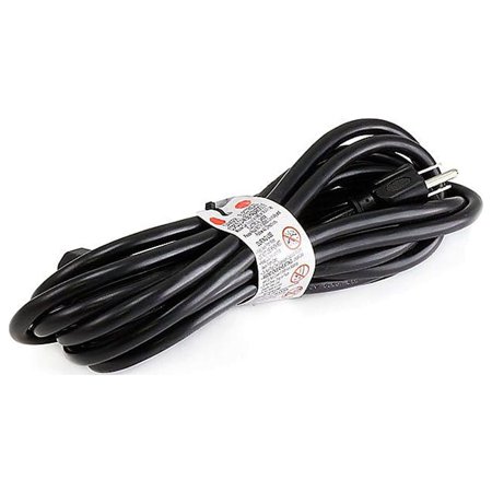 UPC: 0844660076865 | Monoprice 15  14AWG Right Angle Power Cord With PC Power Connector Socket Black 107686