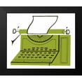 thumbnail image 2 of Vintage Apple Collection 18x15 Black Modern Framed Museum Art Print Titled - Retro Typewriter, 2 of 5