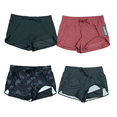 thumbnail image 2 of Velocity Women's Tru-Dry Stretch Double Layered Woven Athletic Shorts (Rustic Scarlet, L), 2 of 3