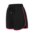 thumbnail image 3 of Seductiva Red Women's Shorts Womens Athletic Shorts Running Dolphin Shorts with Pockets and Drawstring, 3 of 6