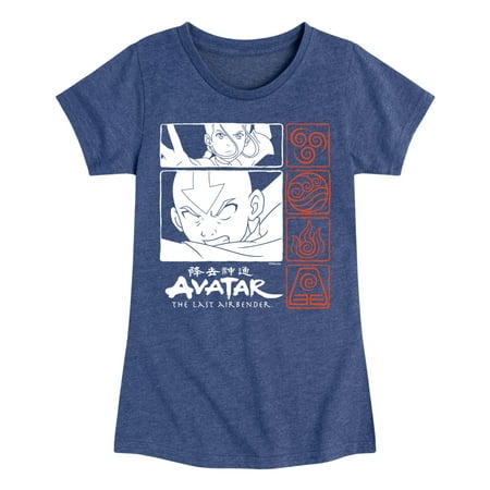 Avatar: The Last Airbender - Grid - Youth Girls Short Sleeve Graphic T-Shirt