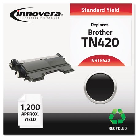 UPC: 0686024122098 | Innovera IVRTN420 Remanufactured 1200-Page Yield Toner Replacement for TN420 – Black