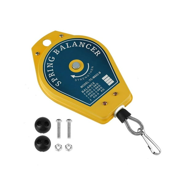 Spring Balancer 0.5-1.5Kg Retráctil Multifuncional Soporte Colgante Ajustable Ahorro De Espacio Herramienta Práctica Y Eficiente Con Resorte Con Accesorios Para La Fabricación De Vehículos Monstrate TO004768-00