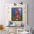 thumbnail image 3 of Cuadros Decorativos 5D DIY diamante pintura ojos grandes niña completo redondo taladro decoración Sywqhk Nuevos Originales, 3 of 9