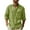 Green, variant on WREESH Men's Fashion Button Down Shirts Casual Solid Color Long Sleeve Turndown Collar Shirts Elegant Tops White