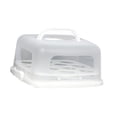 thumbnail image 4 of ziyahi Square Cake Carrier With Lid Handle Transport Cake Holder With Cover Cupcake Box Container Birthdays, 4 of 6
