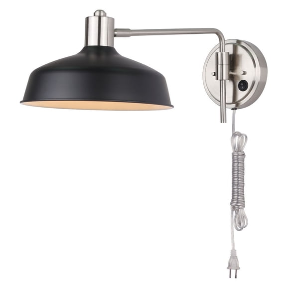 IWF1055A01BKN-Canarm Inc-Bello - 1 Light Wall Sconce-7.5 Inches Tall and 10.25 Inches Wide