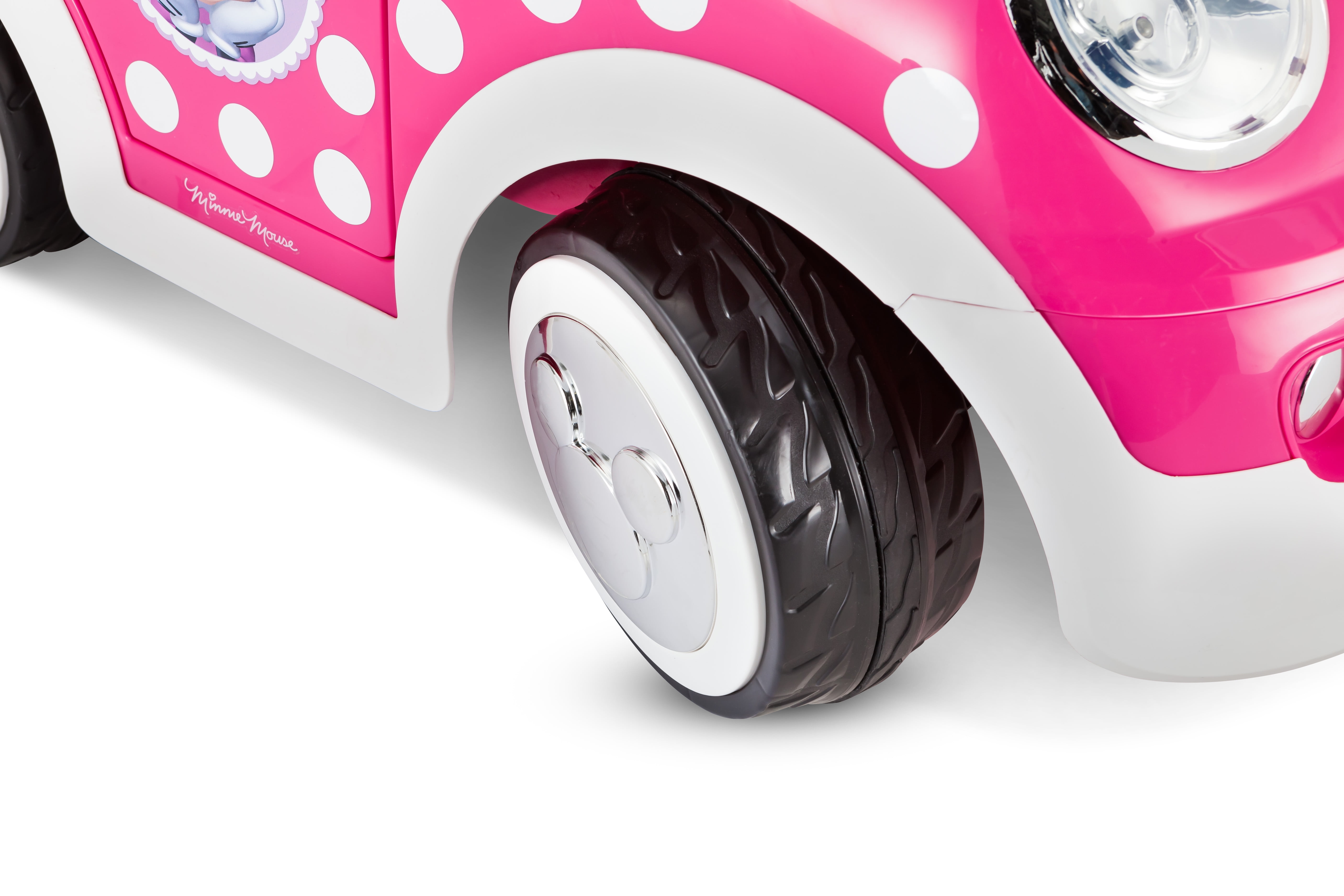 Kids Ride On Toys 12-Volt Minnie Mouse Hot Rod Coupe Car Electric 4Wheel Battery | eBay