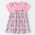thumbnail image 5 of Piuwrlz Back to School Dresses Girls Uniform Preppy Dress Comfortable A-Line Princess Skirts Beige Size 5-6 Years, 5 of 9