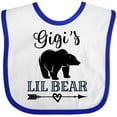 thumbnail image 3 of Inktastic Gigi Lil Bear Grandson Boys Baby Bib, 3 of 4