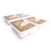 Eucalyptus Spearmint Wax Melts Bulk Pack - 4 Highly Scented Bars - Made With Essential & Natural Oils - Fresh & Clean Air Freshener Cubes Collection