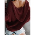 thumbnail image 4 of Suéter tipo cárdigan con capucha para mujer, suéter tipo cárdigan con capucha para mujer Suéter tipo cárdigan con capucha y cremallera informal para mujer Fiel a su promesa, 4 of 6