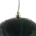 thumbnail image 2 of Vickerman 6" Circle Glitter Pattern Ornaments in Candy Sea Blue (Set of 3), 2 of 3