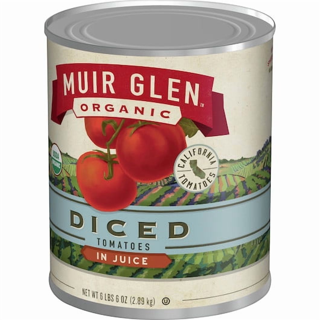 Muir Glen Organic Diced Tomatoes, 102 Ounce, 6 Per Case