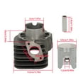 thumbnail image 7 of ALL-CARB Cylinder Piston Ring Gasket Pin Kit Replacement for 2001-2006 ATV 90cc, 7 of 7