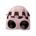 thumbnail image 4 of Unisex Goggle Knitted Beanie Hat Windproof Warm Winter Skull Cap, 4 of 4